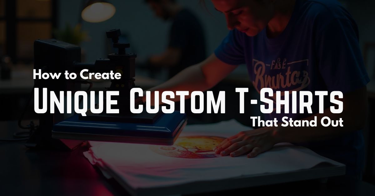 How to Create Unique Custom T-Shirts That Stand Out