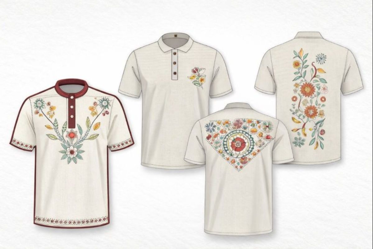 Embroidery Placement Ideas for Custom T-Shirts