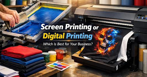 Screen Printing or Digital Printing: Which Is Best for Your Business?
