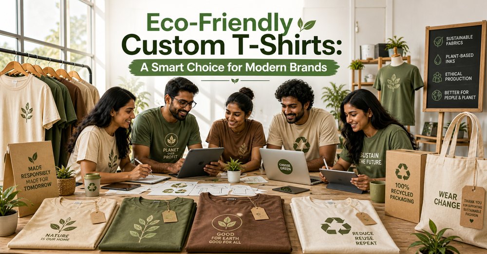 Eco-Friendly Custom T-Shirts: A Smart Choice for Modern Brands