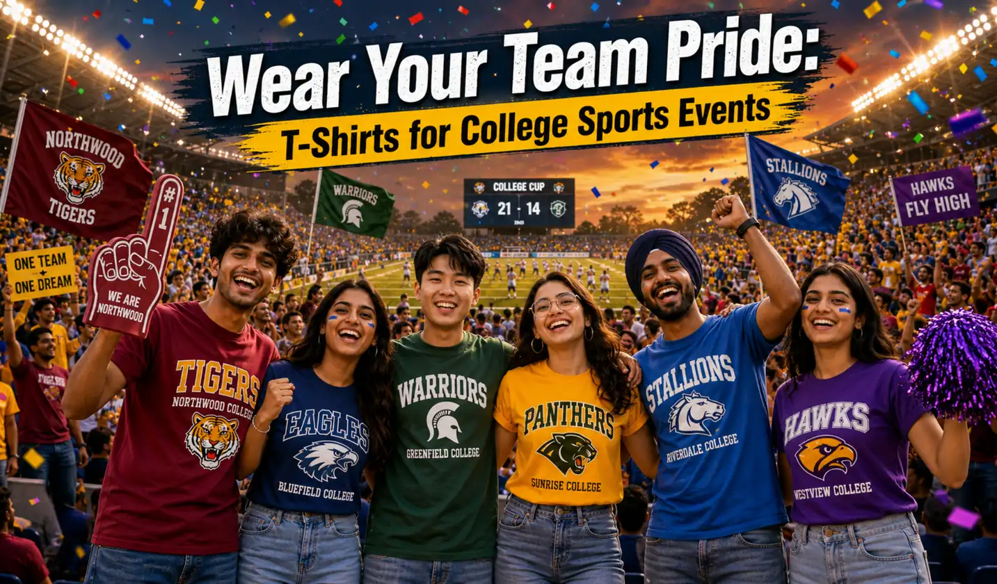Wear Your Team Pride: T-Shirts for College Sports Events