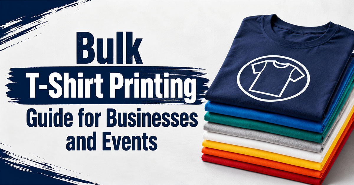 Bulk T-Shirt Printing Guide for Businesses and Events