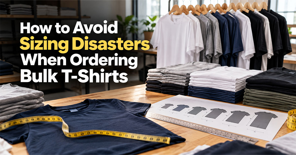 How to Avoid Sizing Disasters When Ordering Bulk T-Shirts